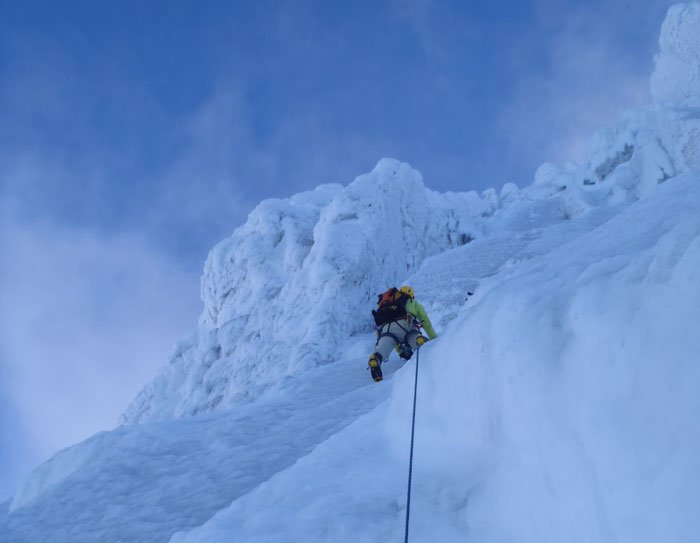 Ice Climbing The Orion Face Ben Nevis Fort William Highlands and ...