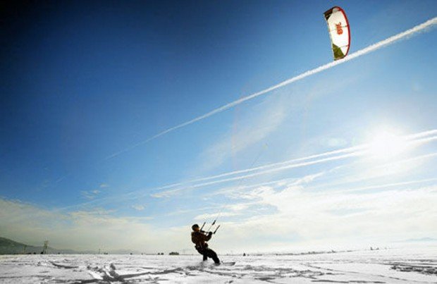 "Kitesurfing at Lake Havasu"