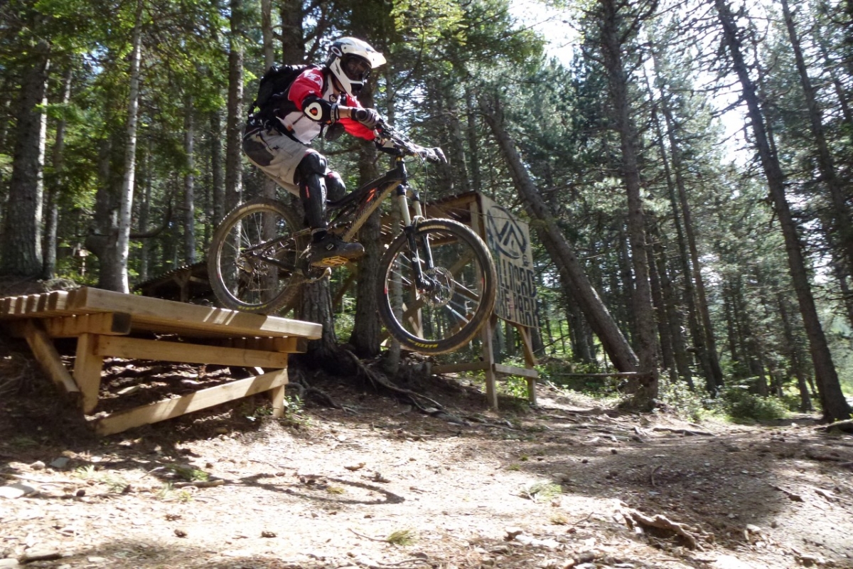 Mountain Biking Vallnord Bike Park Pyrenees Mountains Andorra