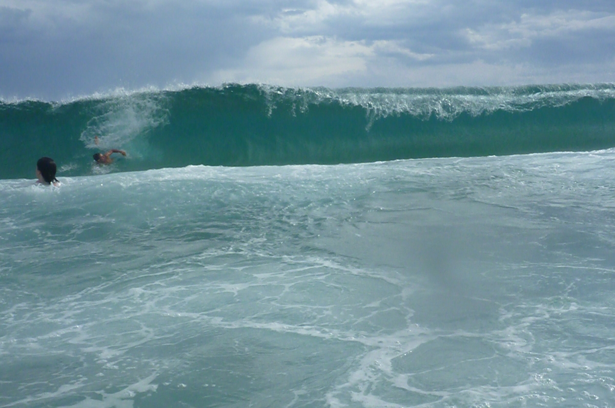 Surfing Portsea Back Beach Mornington Peninsula Victoria Australia